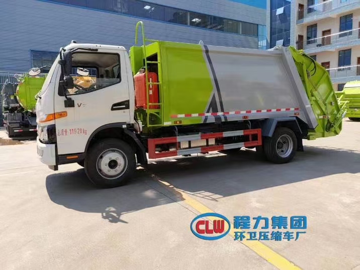 國(guó)六8立方江淮V7 壓縮垃圾車